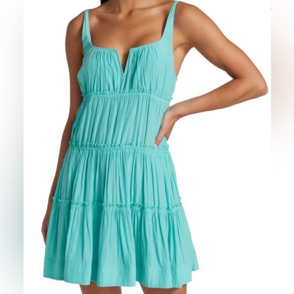 Ramy Brook Aqua Mini Dress